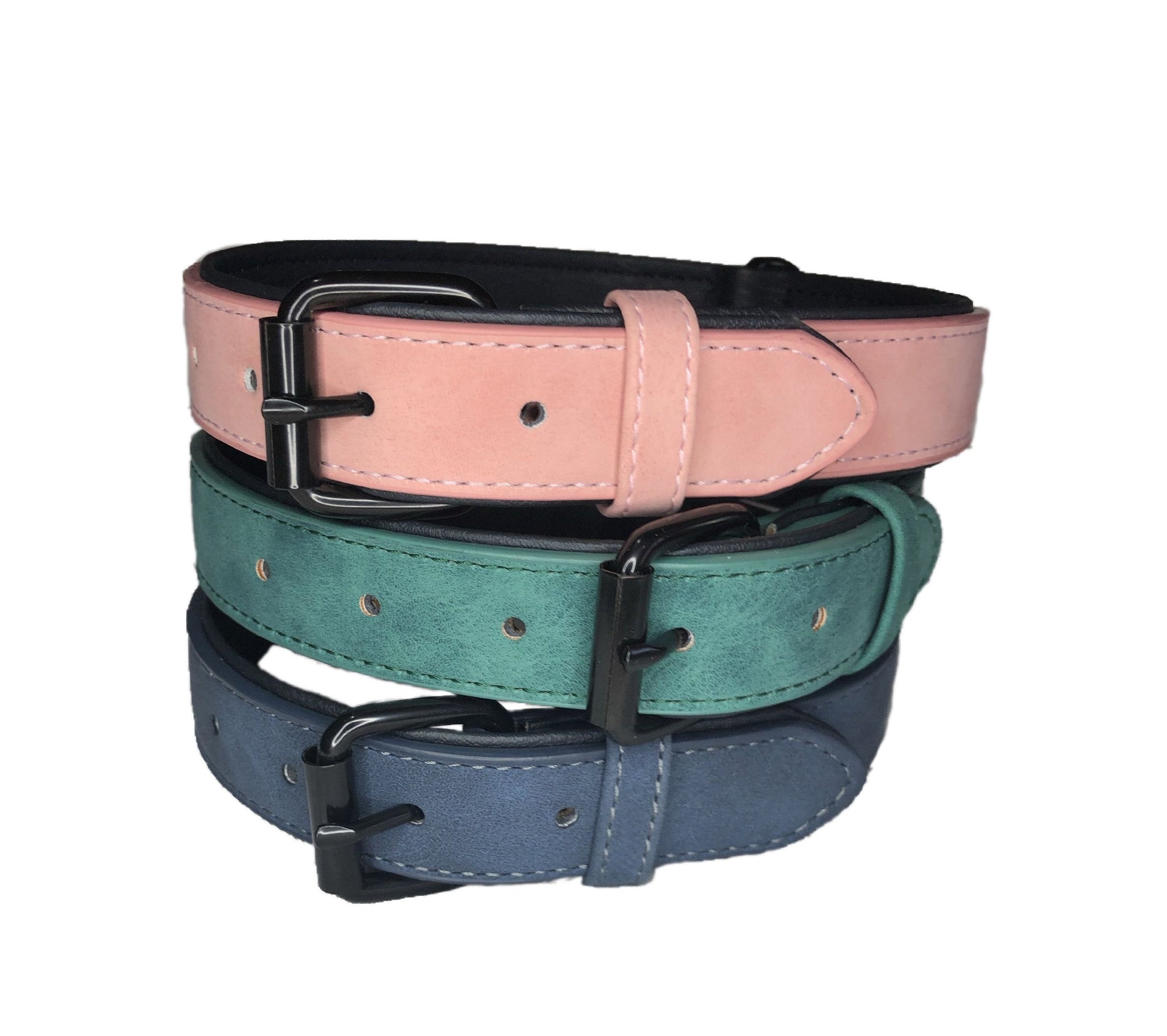 Faux Leather Dog Collar