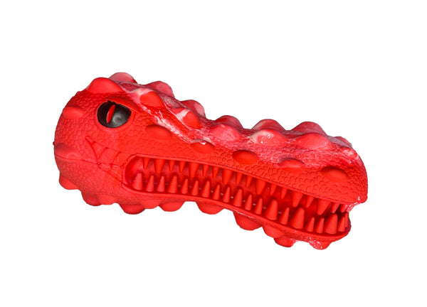 Tough Chew Squeaky Dental Crocodile