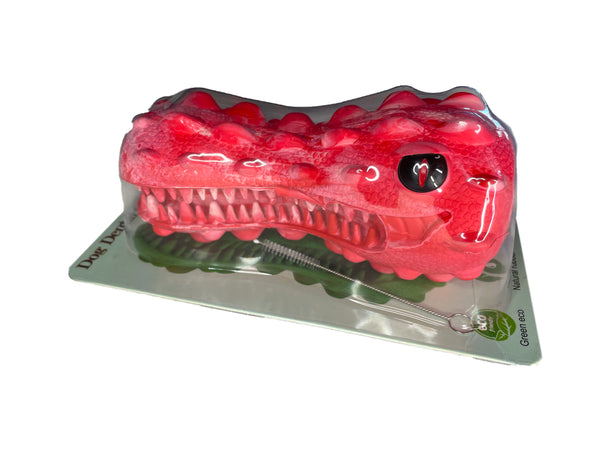 Tough Chew Squeaky Dental Crocodile